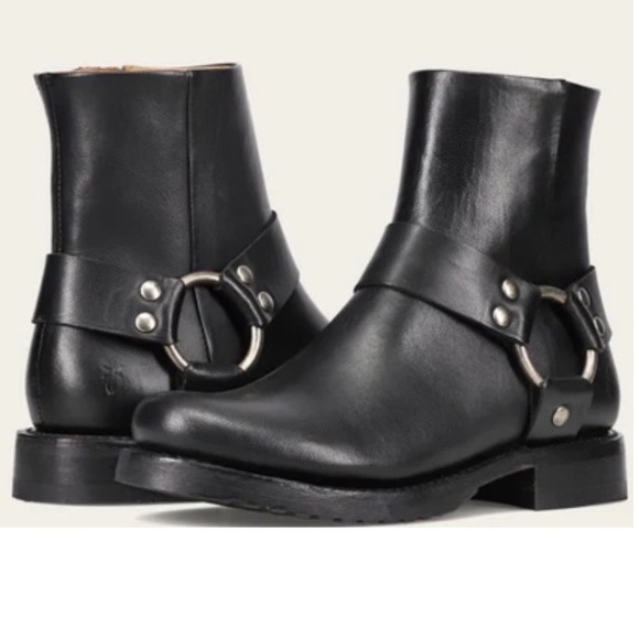 Frye Shoes - New! Frye Boots Veronica Flex Harness Boot Black Leather Women's 9.5